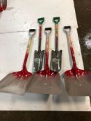 (3) New Scoop Shovels & (2) Spades