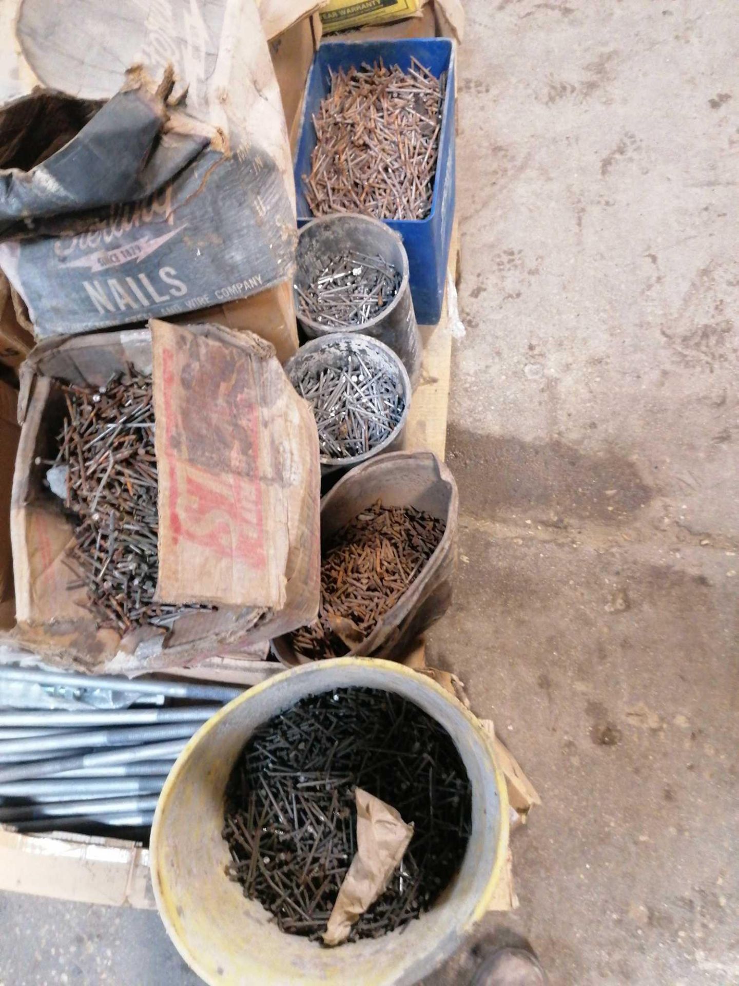 (2) Pallets of Miscellaneous Size Nails - Image 3 of 3