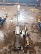 (2) Hydraulic Floor Jacks (10 Ton & 3.5 Ton)