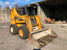 1998 Case 85XT Skid Steer with 72" Bucket & Foam Tires