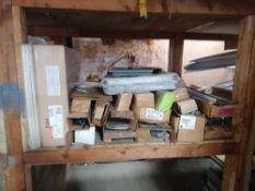 Shelves of Miscellaneous Wood, Metal, Sheeting