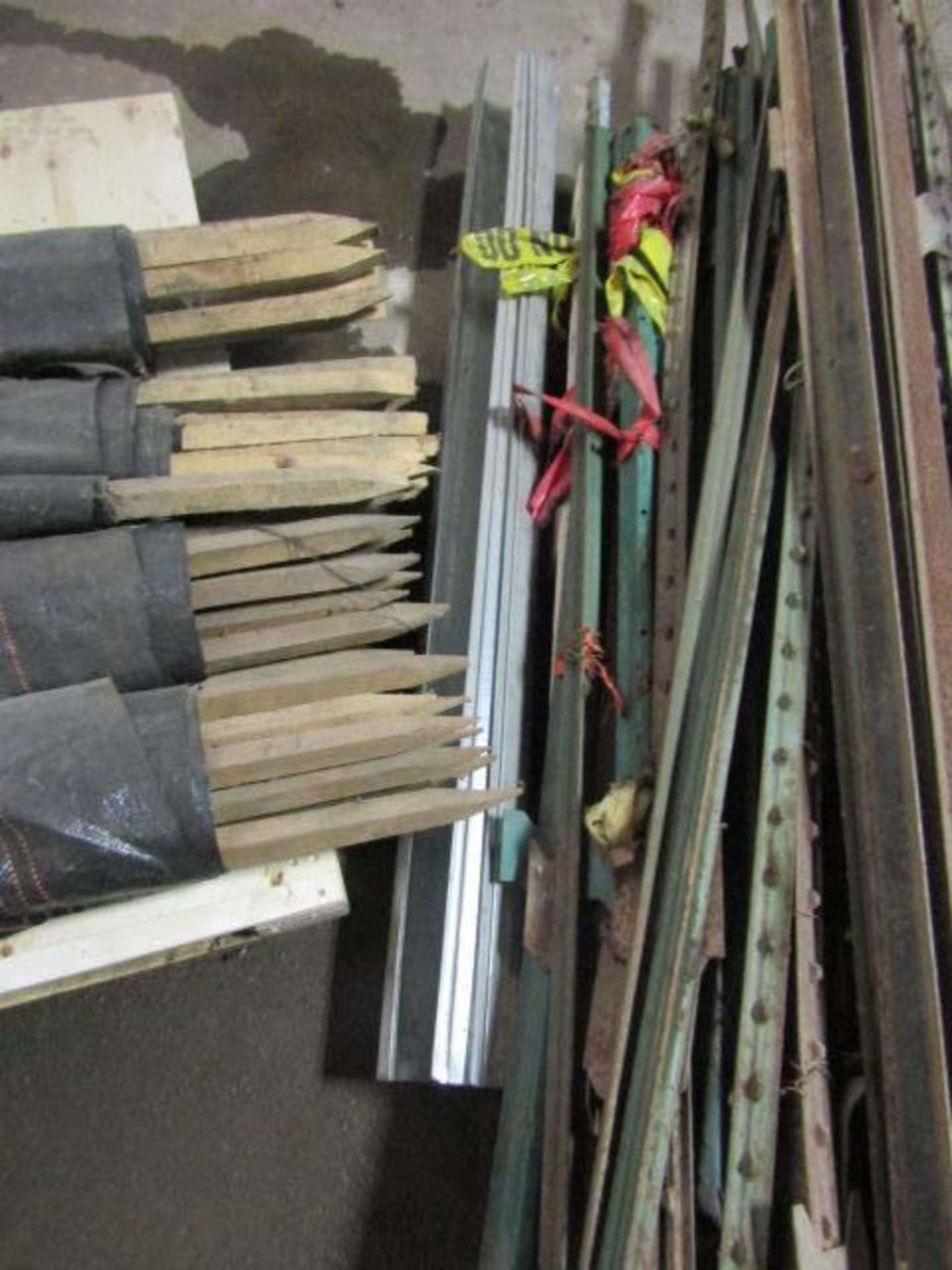 Fence Post Stakes & Rolls of Silt Fence - Image 2 of 3