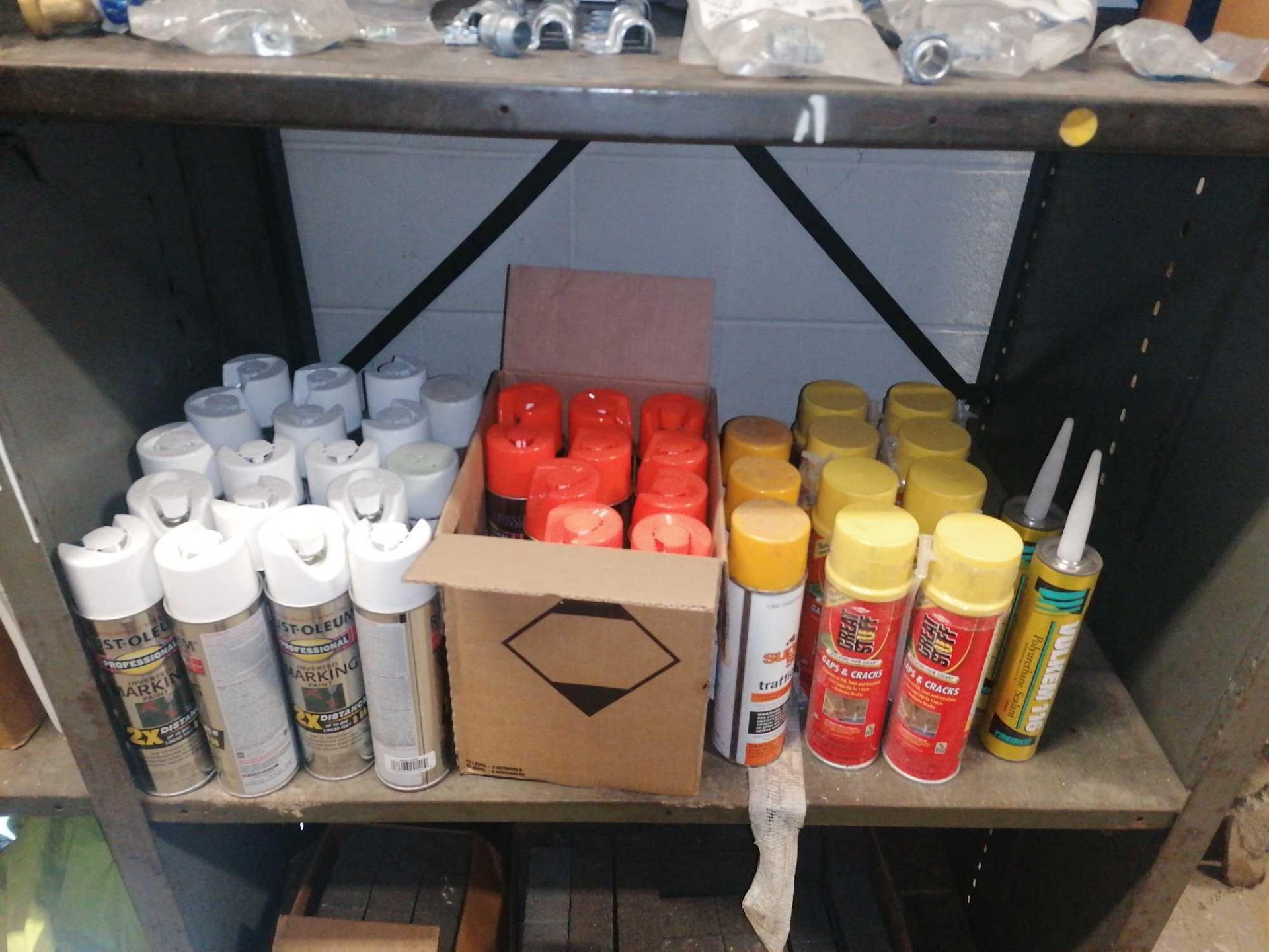 Shelves of Spray Foam, Marking Paint & Lavagard - Image 4 of 11