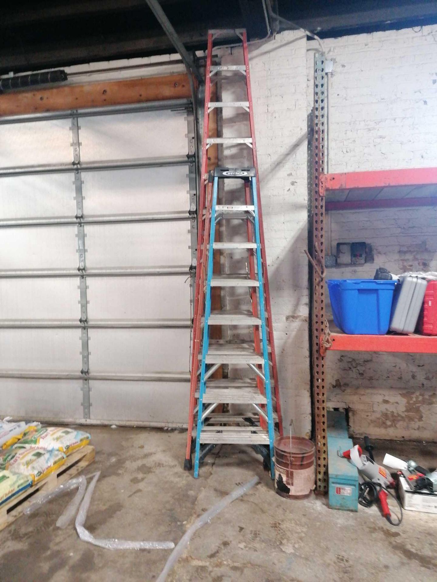 (1) 12' & (2) 8' Warner Step Ladders
