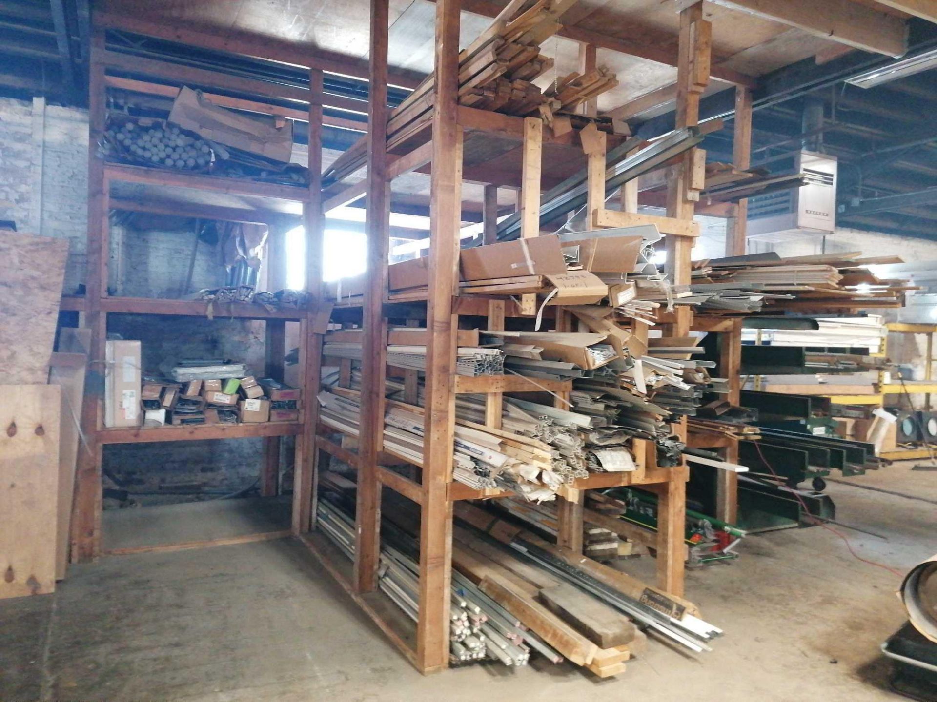 Shelves of Miscellaneous Wood, Metal, Sheeting - Image 9 of 9