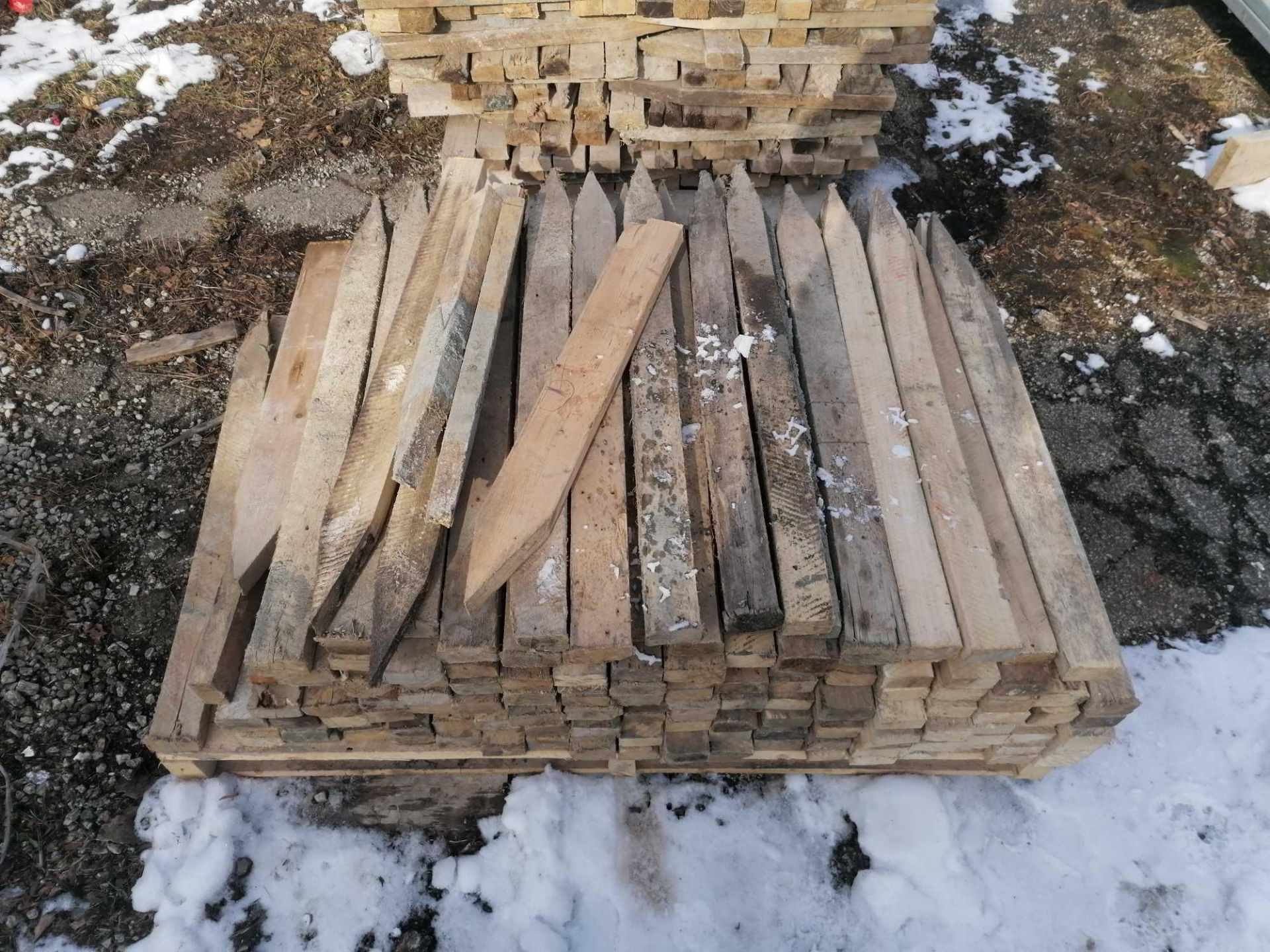 Pallet of Wood Stakes - (160) 36” Wood Stakes