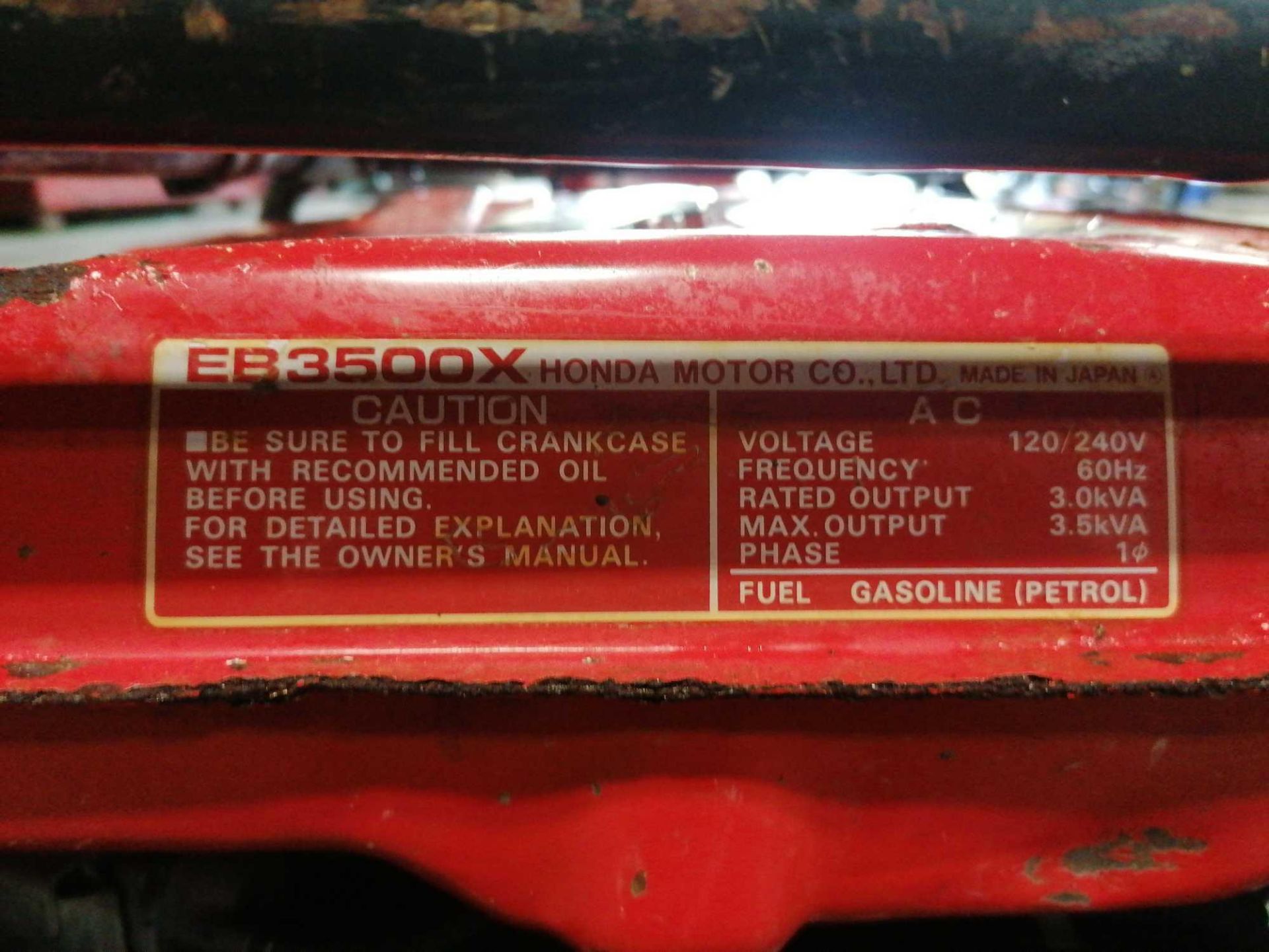 Honda EB3500X Generator - Image 4 of 5