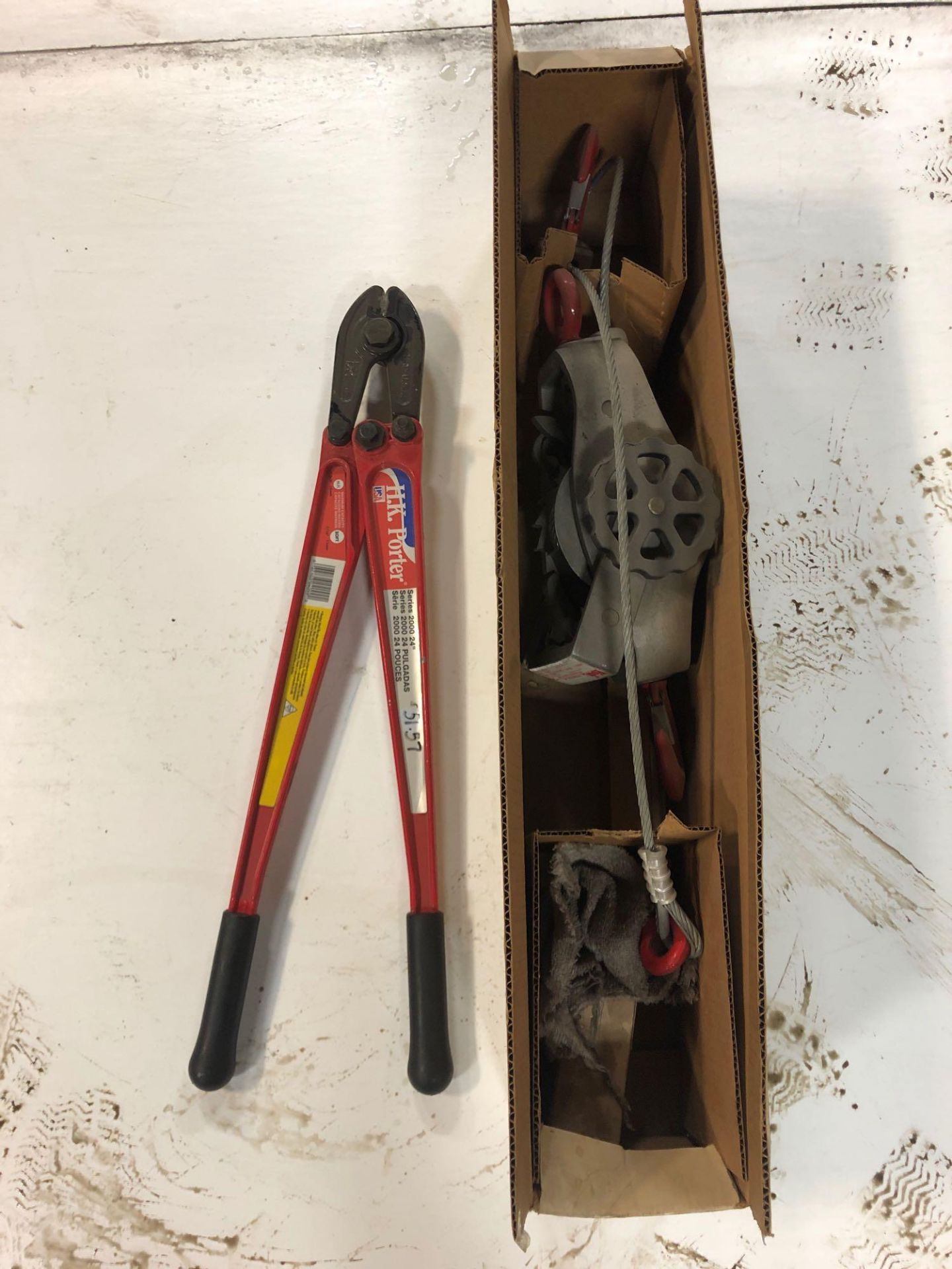 (1) NEW Bolt Cutter & (1) NEW Cable Come Along