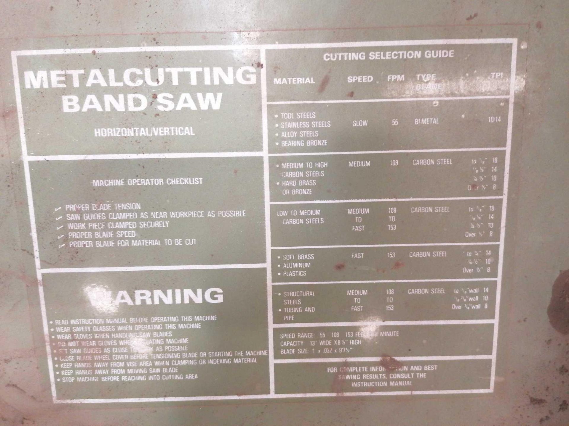 Ramco RS-90P Metal Cutting Band Saw - Image 4 of 7