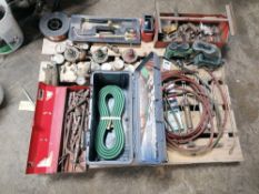 Pallet of Miscellaneous Hoses & Torch Supplies