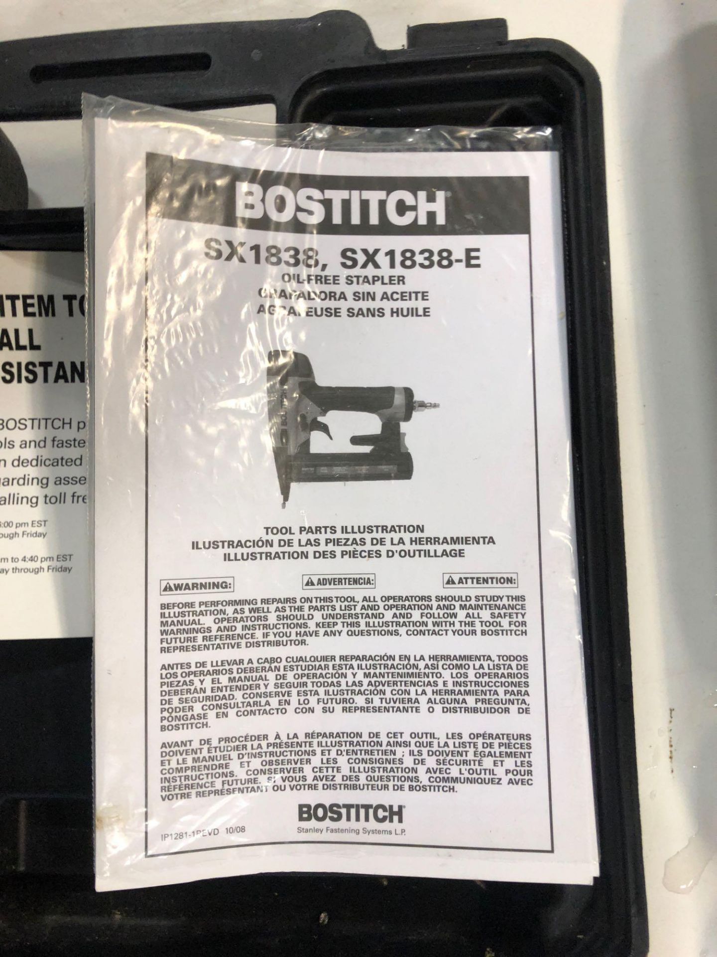 (3) Bostitch Magnesium SX1838 Nailer - Image 5 of 5