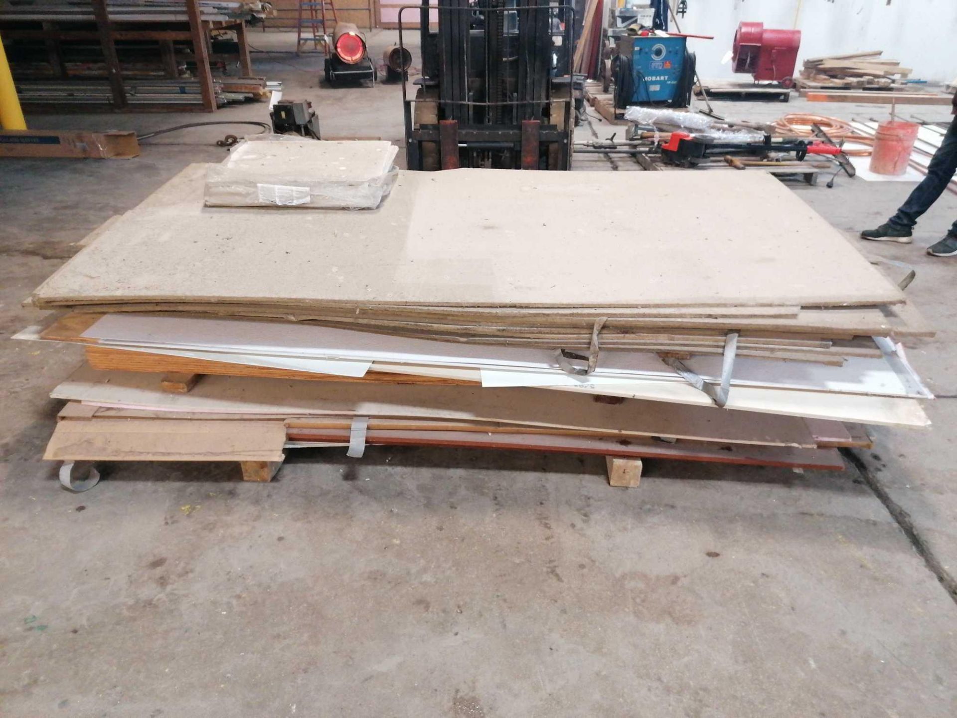 Pallet of Wood & Drywall Sheets - Image 2 of 2