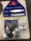 (4) Husqvarna Soff-Cut Diamond Blades