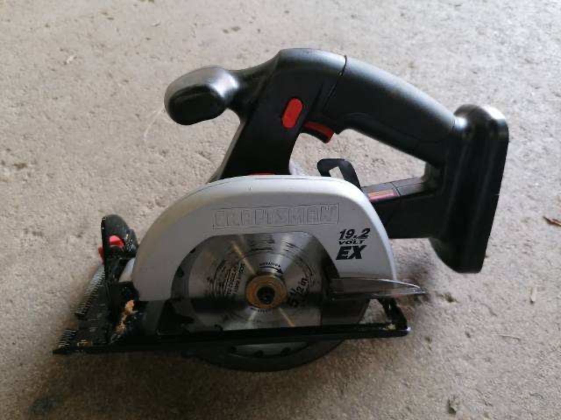 Craftsman 5 1/2" Trim Saw, Model 315.114260, Serial #G0313, With 19.2V Battery & Fluorescent Light - Image 3 of 7