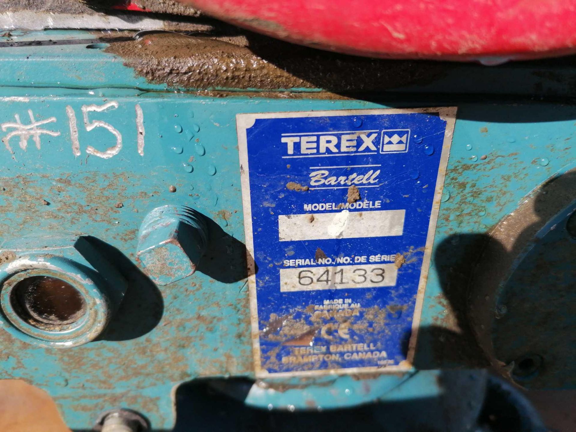 Terex Power Trowel, Serial #64133, Honda GX270 9.0 Engine. Located in Naperville, IL. - Image 3 of 6