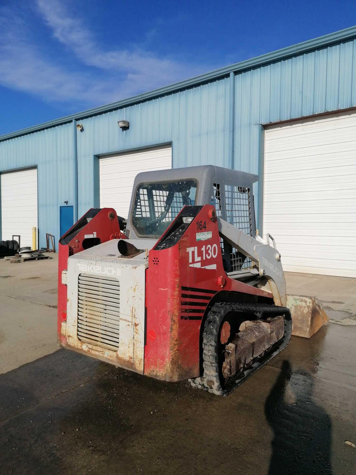 Takeuchi TL130 Rubber Track Loader, NEW TRACKS, Serial #21307573, YANMAR 4711V98-NSA2 Motor. Located - Image 6 of 22