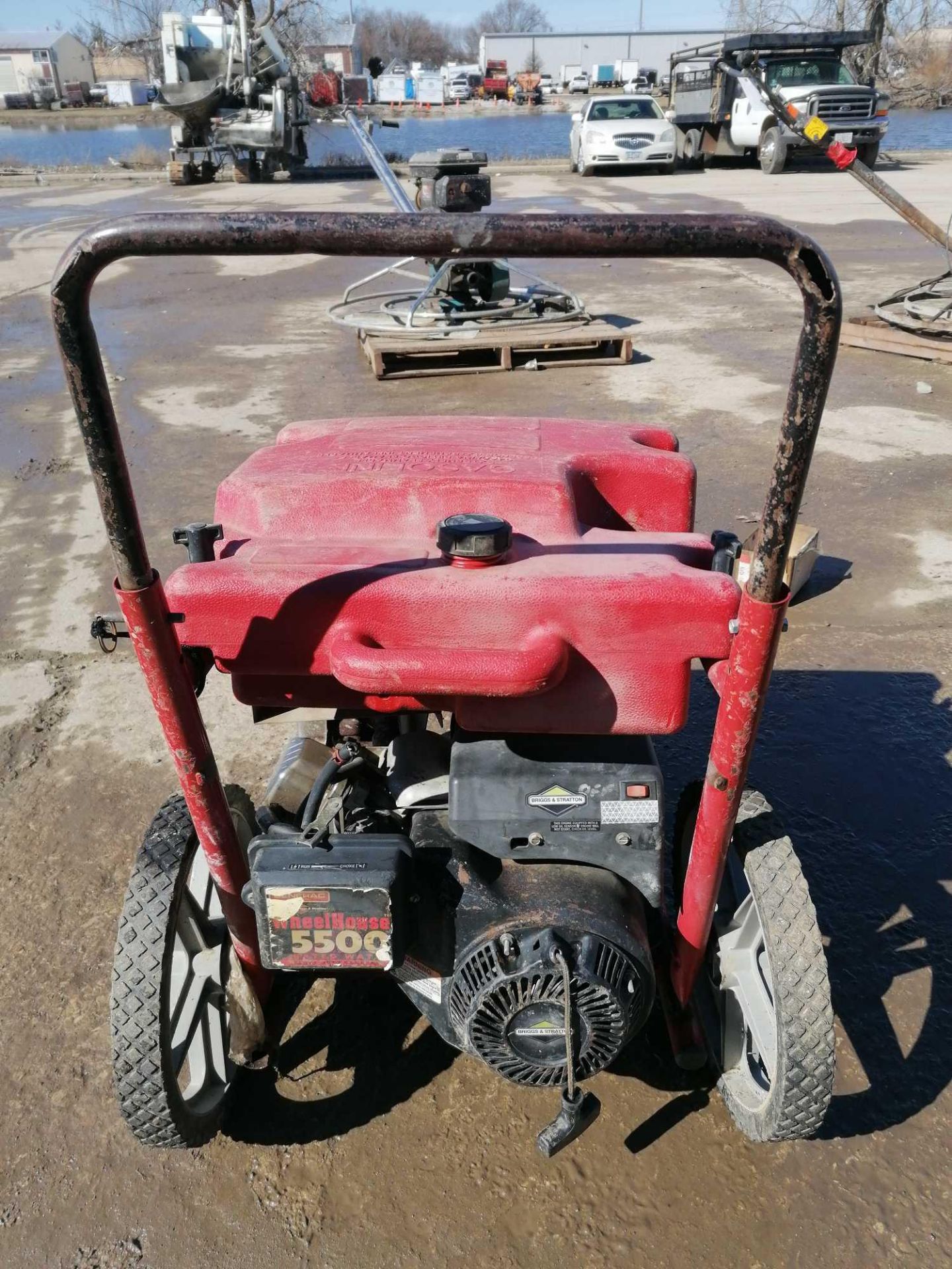 GENERAC WheelHouse 5500 Heavy Duty Generator, Model 01646, Serial #1008010039. Located in - Image 5 of 8