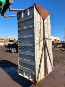 (16) 36" x 8' Western Aluminum Concrete Forms, Smooth 6-12 Hole Pattern with Attached Hardware,