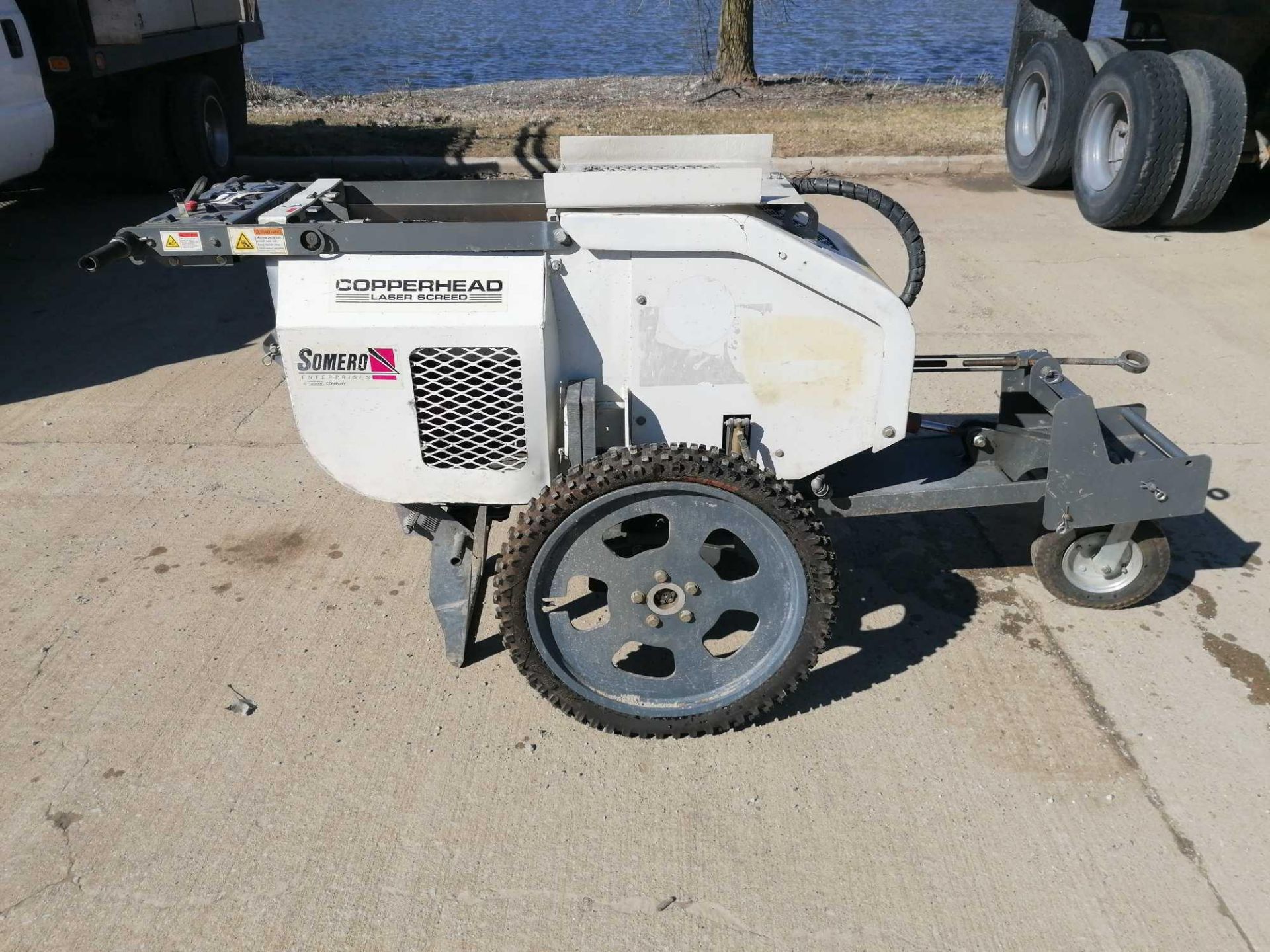 Somero Copperhead Laser Screed, (1) Operation Box Connections, (1) Trimble Model GCR-4, Serial #