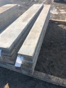 (10) 8" x 8' Western Aluminum Concrete Forms, Smooth 6-12 Hole Pattern, Located in Naperville, IL