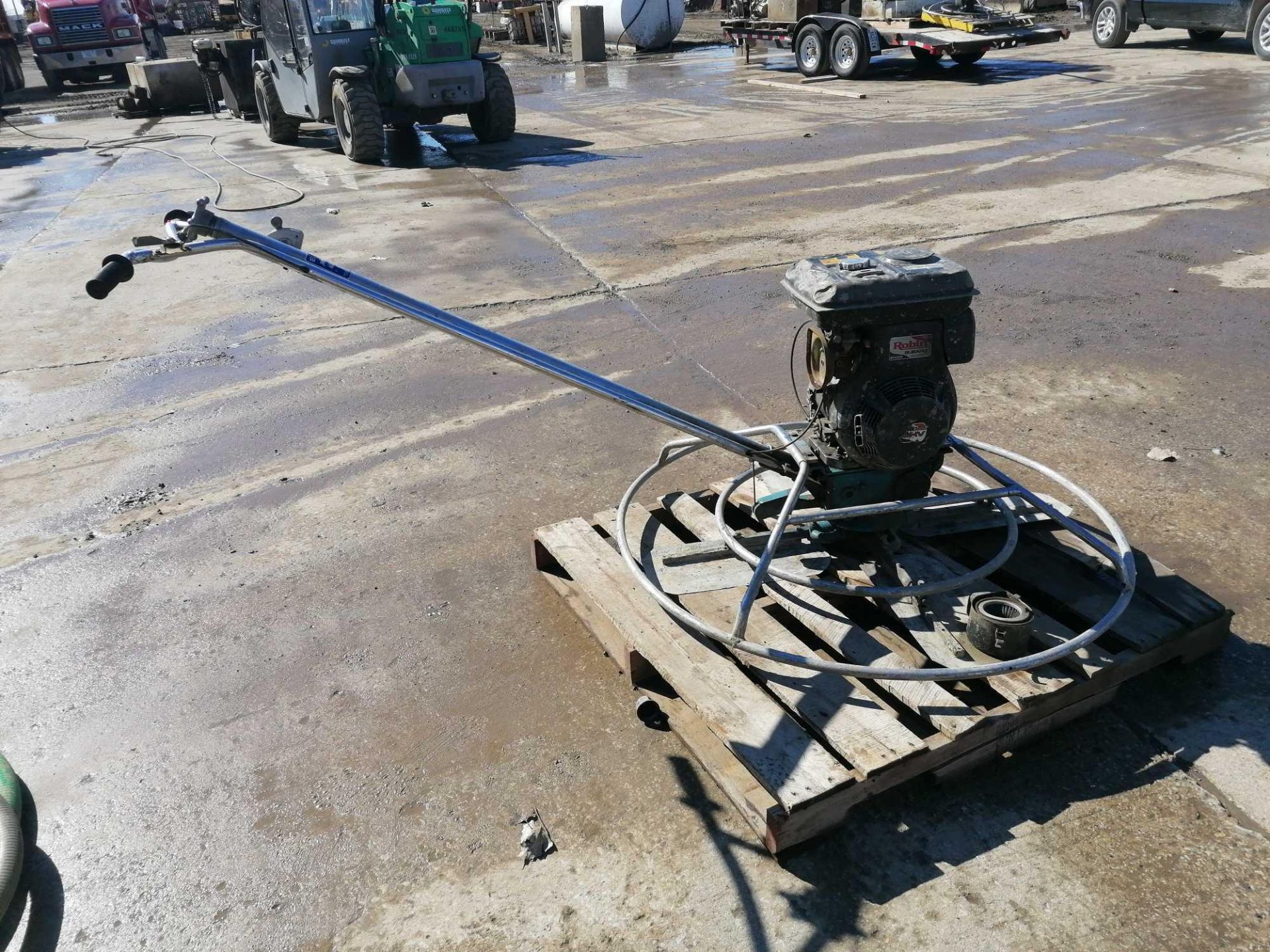 Bartell Power Trowel, Model 446, Serial #58939, Subaru Robin EH30 9.0 Motor. Located in