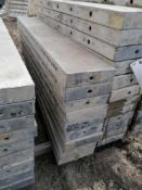 (9) 8" x 4' Jumps Wall-Ties / Durand Aluminum Concrete Forms, Smooth 8" Hole Pattern, Located in
