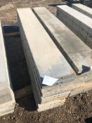 (10) 14" x 8' Western Aluminum Concrete Forms, Smooth 6-12 Hole Pattern, Located in Naperville, IL