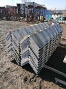 (20) 14" x 14" x 8' Wraps Western Aluminum Concrete Forms, Smooth 6-12 Hole Pattern, Located in