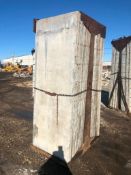 (16) 36" x 8' Western Aluminum Concrete Forms, Smooth 6-12 Hole Pattern with Attached Hardware,