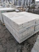 (11) 24" x 4' Wall-Ties / Durand Aluminum Concrete Forms, Smooth 8" Hole Pattern, Located in