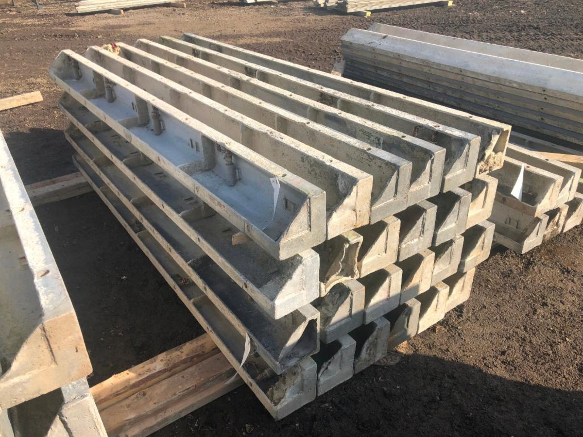 (12) 6" x 6" x 8' ISC Western Aluminum Concrete Forms, Smooth 6-12 Hole Pattern, Located in - Image 2 of 2