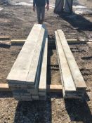 (3) 11" x 8', (7) 10" x 8', (1) 6" x 8' & (11) 4" x 8' Western Aluminum Concrete Forms, Smooth 6-