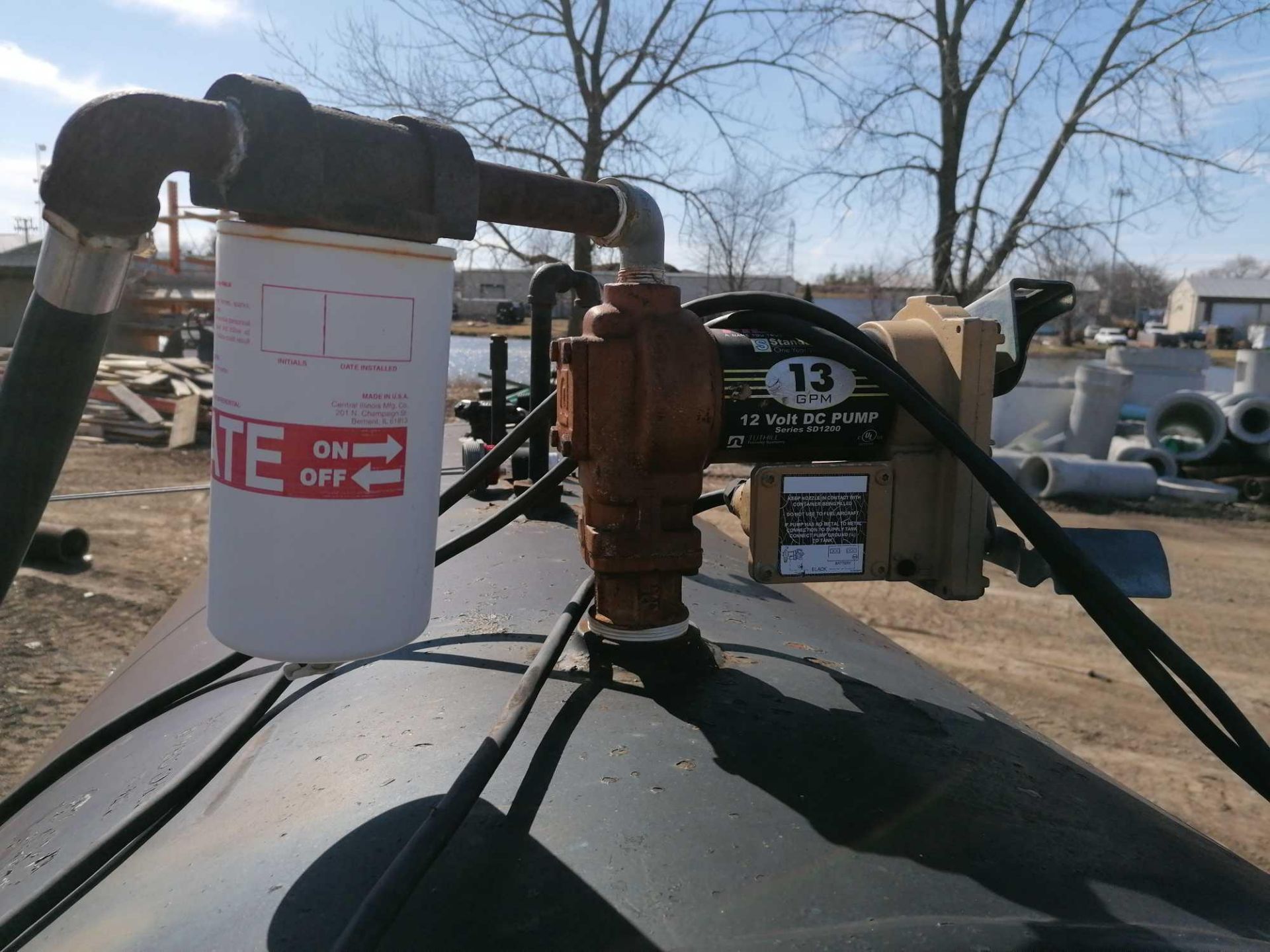 B&B Tank with Fuel Transfer Pump, Serial #BW413850. Located in Naperville, IL. - Image 3 of 7