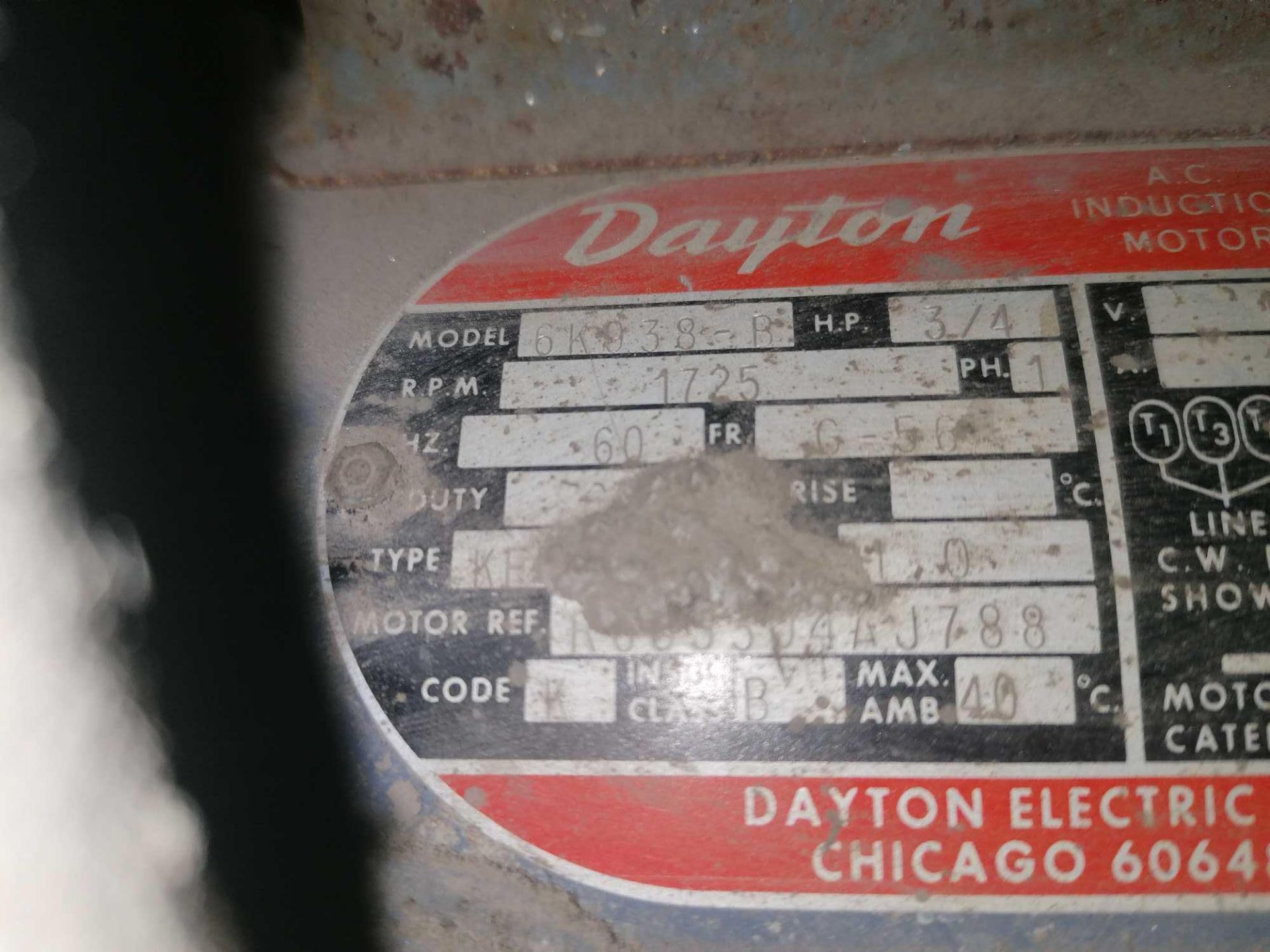 Hy-Flex Slurry Pump, Serial # BD590 , Model # 6K938-B Dayton Motor. Located in Waldo, WI - Image 4 of 8