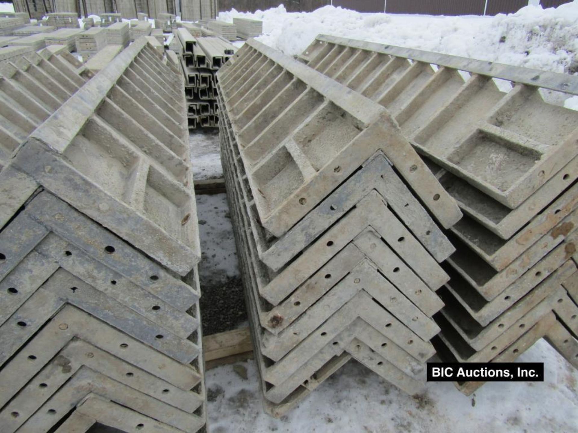 (8) 12" x 12" x 8' Durand Aluminum Concrete Forms, Wraps, Smooth 8" Hole Pattern, Located in - Image 2 of 2