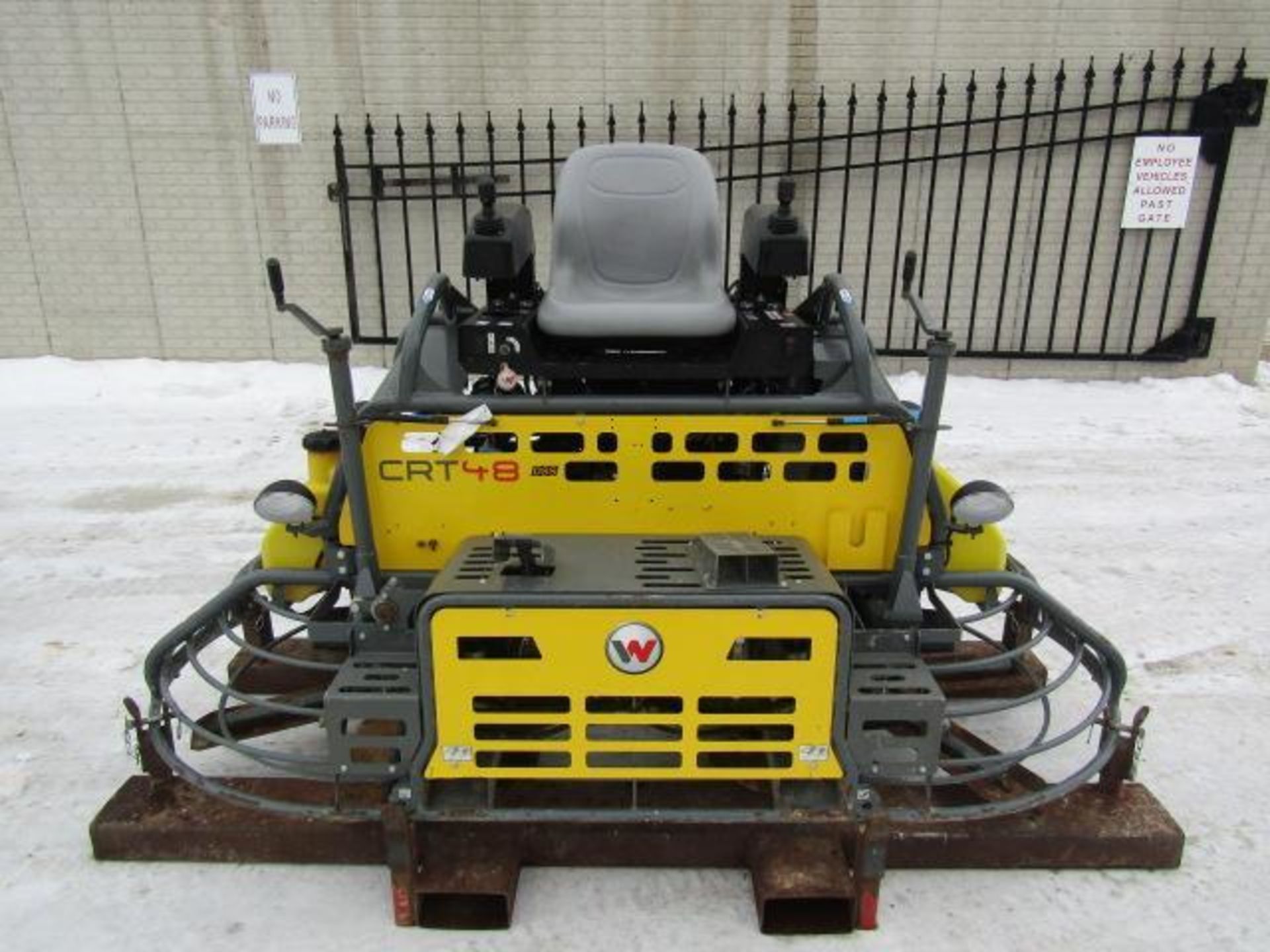 2013 Wacker Neuson Ride On Trowel CRT48-35L-PS, Serial # 20173323, 123 Hours, 1370 lbs, 35 hp,