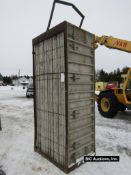 (20) 32" X 9' Durand Aluminum Concrete Forms, Smooth 8" Hole Pattern with attached Hardware
