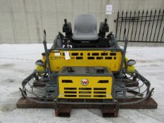 2013 Wacker Neuson Ride On Trowel CRT48-35L-PS, Serial # 20179428, 120 Hours, 1370 lbs, 35 hp,