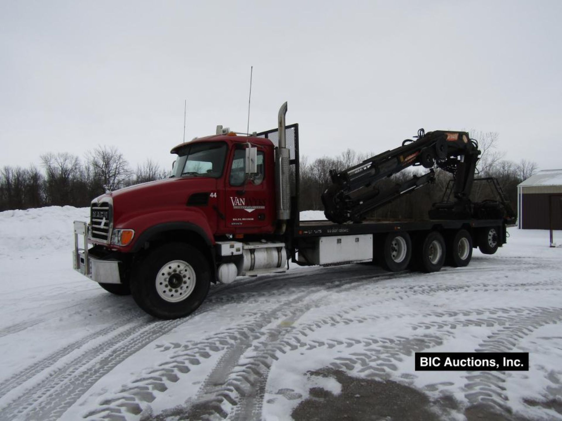 2005 Mack Boom Truck, Model # CV713, VIN # 1M2AG10C65M019731, 393244 Miles, 187974 Hours, Maxitorque