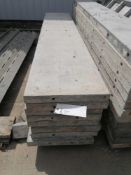 (8) 18" x 8' Durand Aluminum Concrete Forms, Smooth 6-12 Hole Pattern. Located at 301 E Henry