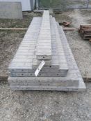 Miscellaneous Sizes Durand Aluminum Concrete Forms, (1) 36" x 8', (2) 32" x 8', (2) 26" x 8', (1) 11