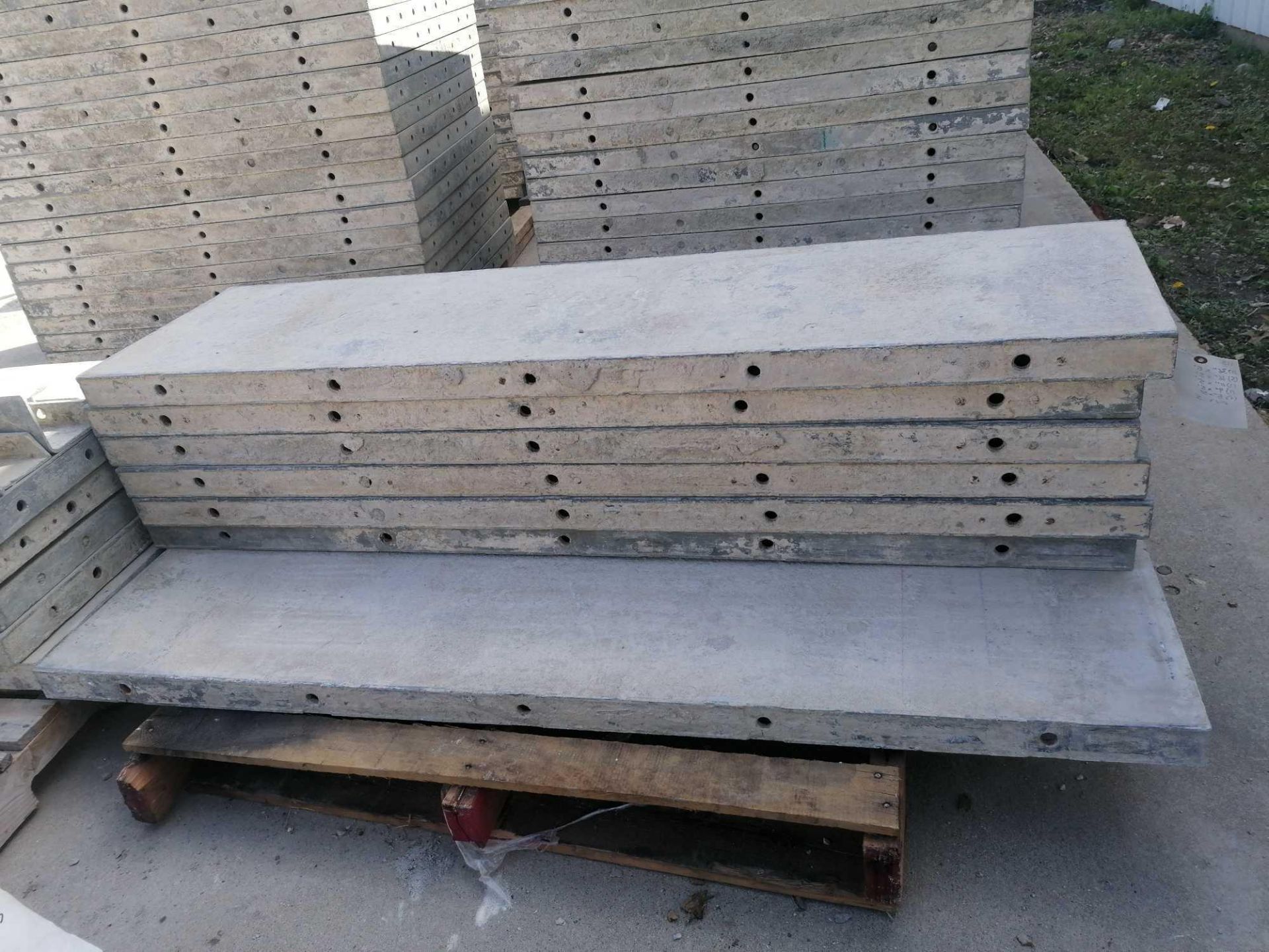 5' Miscellaneous Sizes Durand Aluminun Concrete Forms, (1) 36" x 5', (5) 16" x 5', (1) 11" x 5', (1) - Image 2 of 2