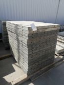 (20) 36" x 4' Wall-Ties/Durand Aluminum Concrete Forms, Smooth 8" Hole Pattern. Located at 301 E