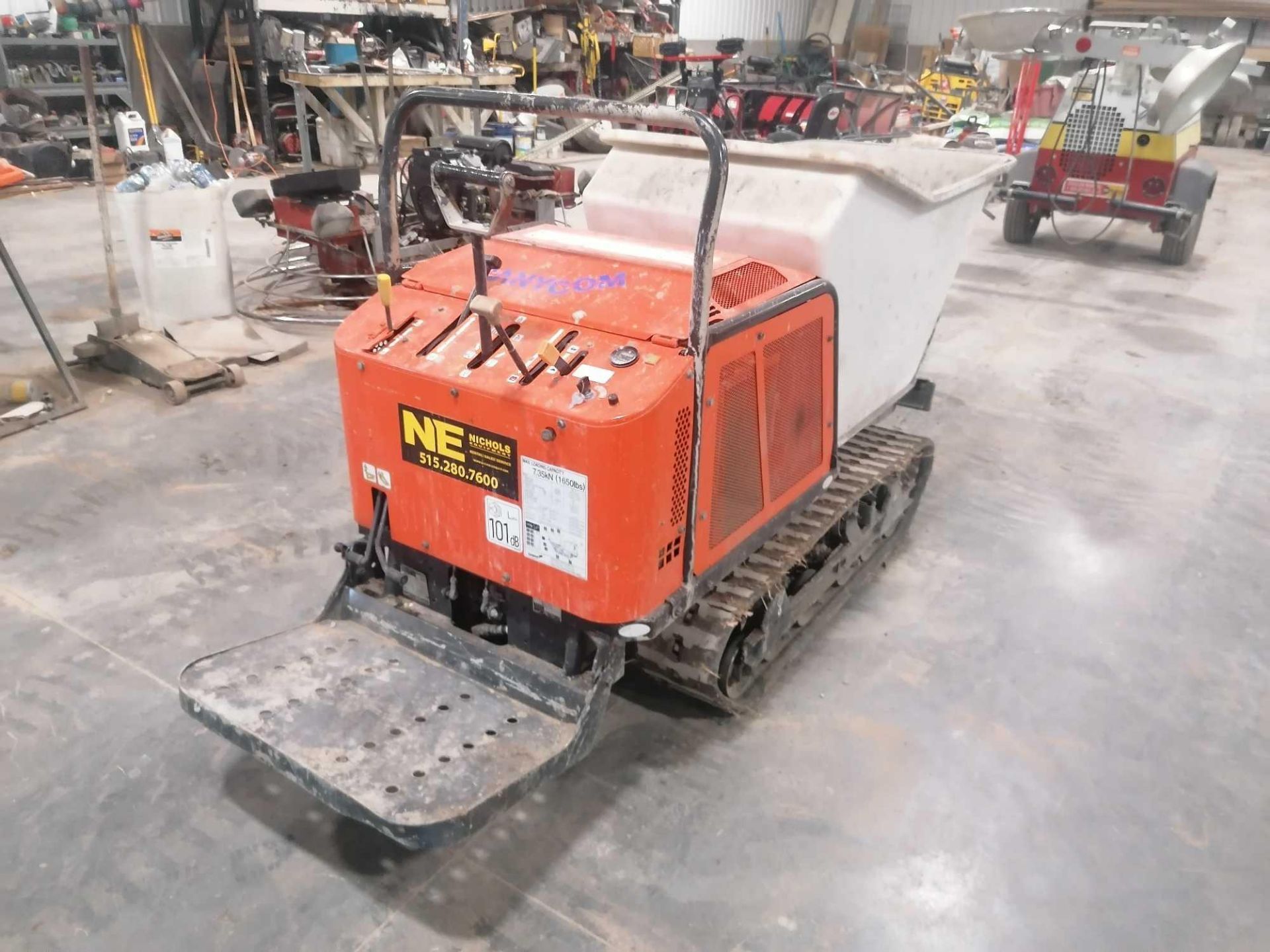 CANYCOM SC75 Concrete Buggy, Serial # 7300763, Honda GX690 Motor, 20 Hours Motor, 700 Hours Machine.