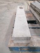 (2) 7" x 4' Western Aluminum Concrete Forms, Smooth 6-12 Hole Pattern. Located at 119 Spruce Street,