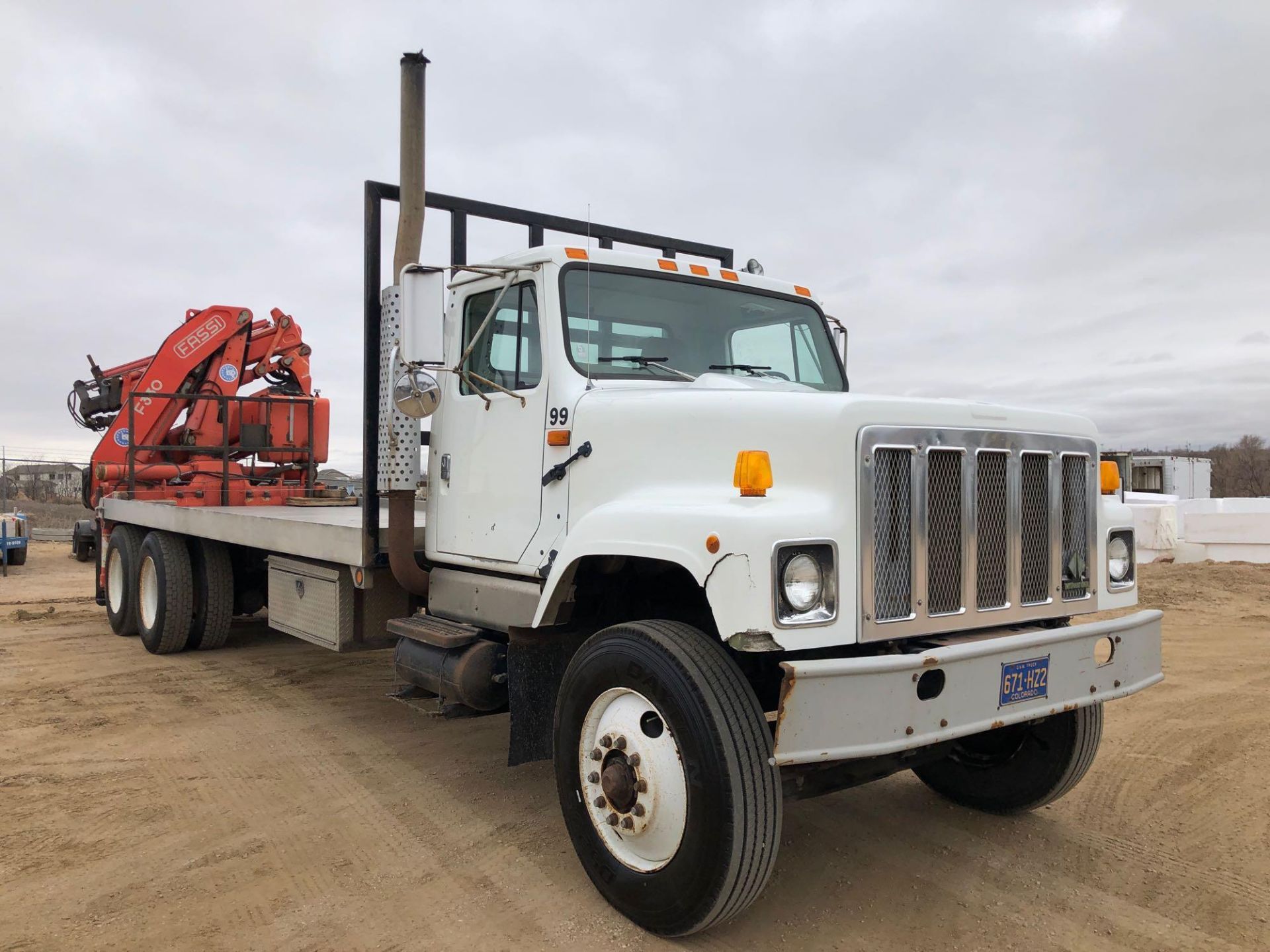 1995 International Knuckle Boom Truck, VIN # 1HTGGADR9SH684062, Model 2574 6x4, 199394 Miles - Image 2 of 52