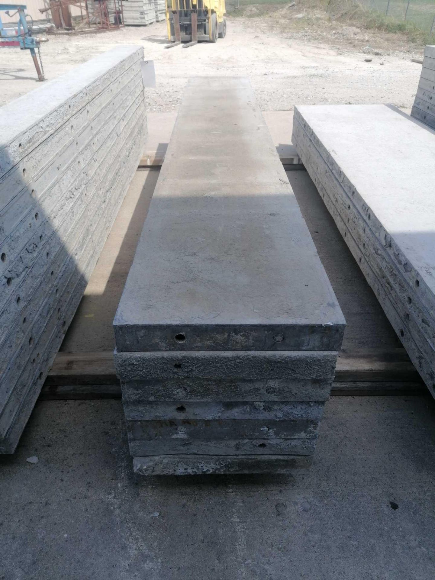 (7) 14" x 8' Durand Aluminum Concrete Forms, Smooth 8" Hole Pattern. Located at 301 E Henry - Image 2 of 3