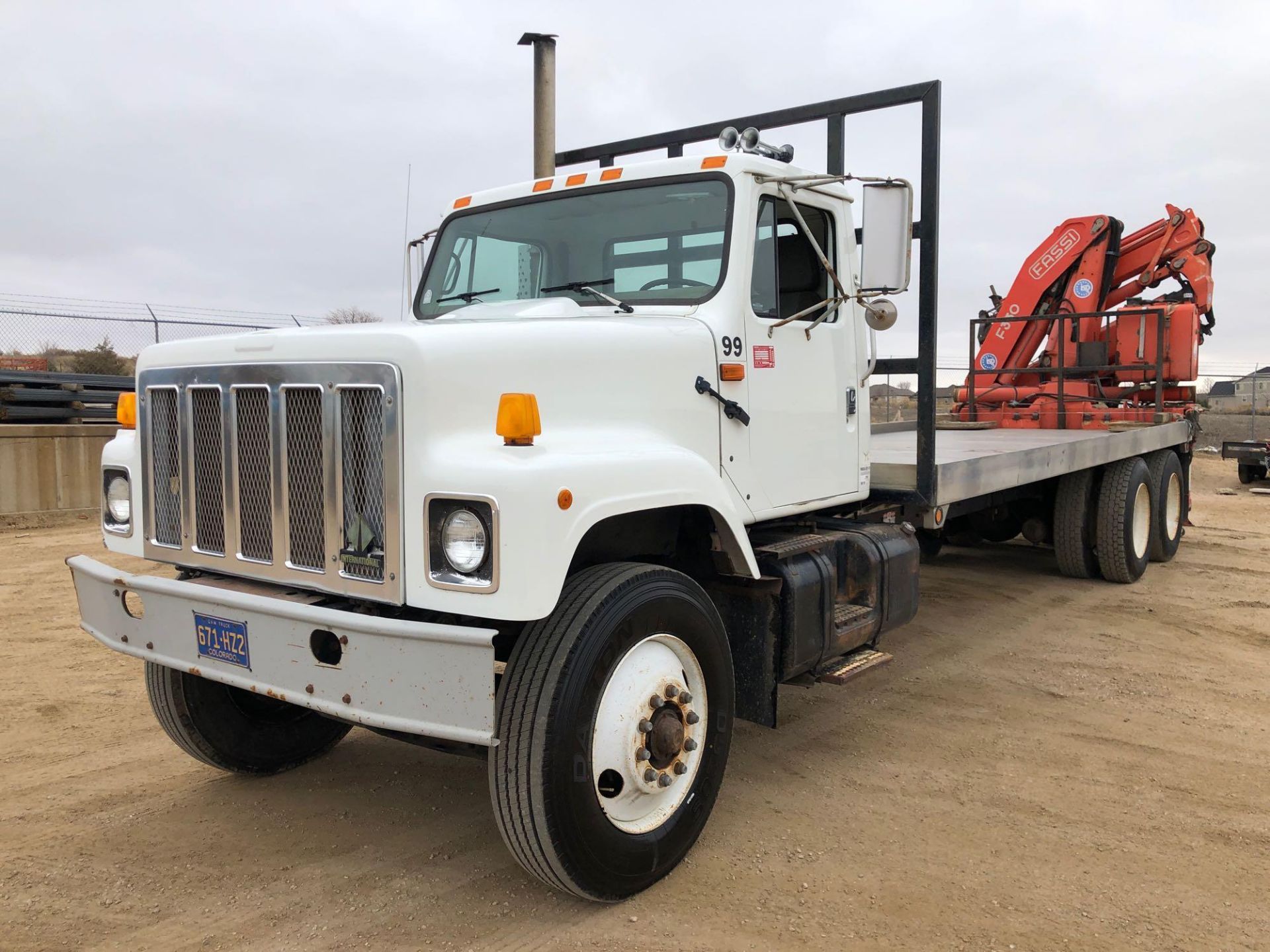 1995 International Knuckle Boom Truck, VIN # 1HTGGADR9SH684062, Model 2574 6x4, 199394 Miles