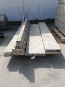 8' Miscellaneous Sizes Durand Aluminum Concrete Forms, (1) 16" x 8', (2) 12" x 8', (1) 10" x 8', (2)