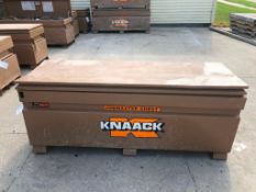 KNAACK Job Box Model 2472. Located at 301 E Henry Street, Mt. Pleasant, IA 52641.